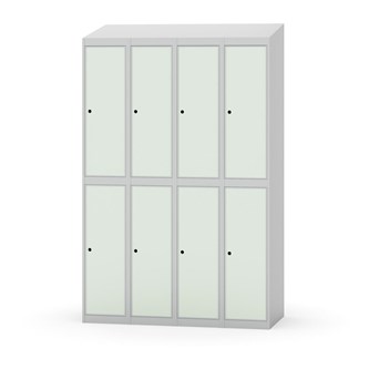 Skolskåp Novis sluttande tak 2:4 B120