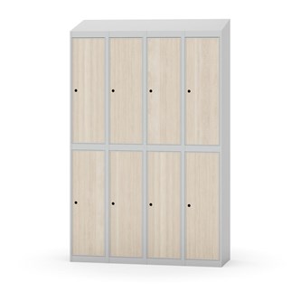 Skolskåp Novis sluttande tak 2:4 B120