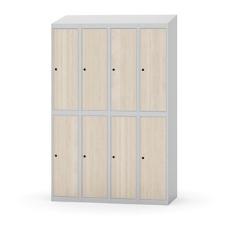 Skolskåp Novis sluttande tak 2:4 B120