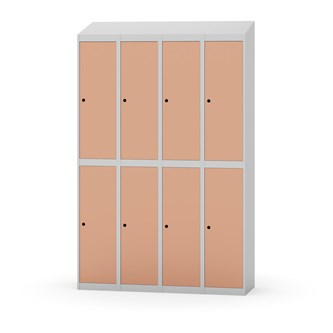 Skolskåp Novis sluttande tak 2:4 B120