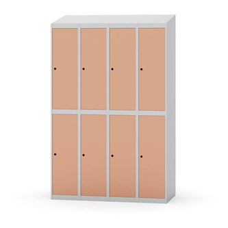 Skolskåp Novis sluttande tak 2:4 B120