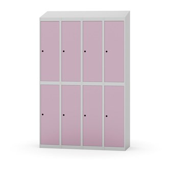 Skolskåp Novis sluttande tak 2:4 B120