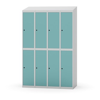 Skolskåp Novis sluttande tak 2:4 B120