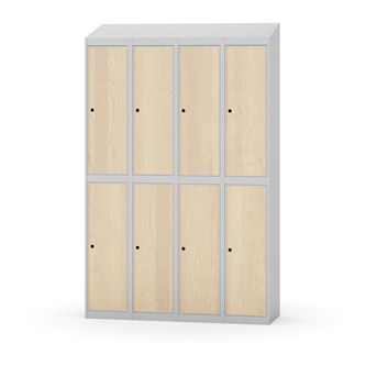 Skolskåp Novis sluttande tak 2:4 B120