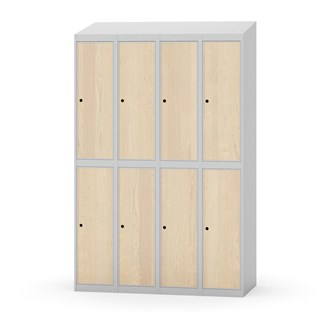 Skolskåp Novis sluttande tak 2:4 B120