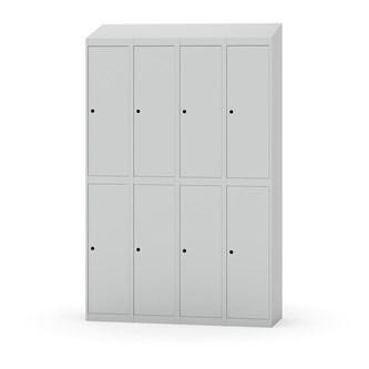 Skolskåp Novis sluttande tak 2:4 B120