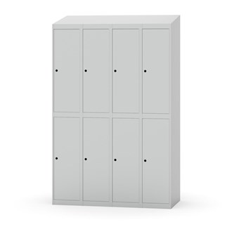 Skolskåp Novis sluttande tak 2:4 B120