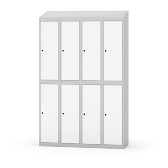 Skolskåp Novis sluttande tak 2:4 B120