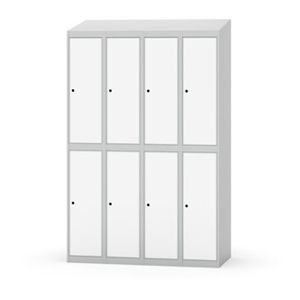 Skolskåp Novis sluttande tak 2:4 B120