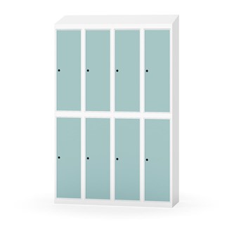 Skolskåp Novis sluttande tak 2:4 B120