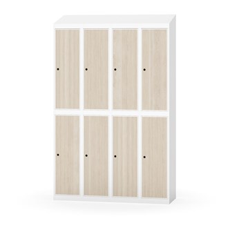 Skolskåp Novis sluttande tak 2:4 B120