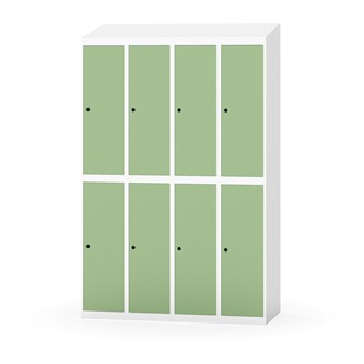 Skolskåp Novis sluttande tak 2:4 B120