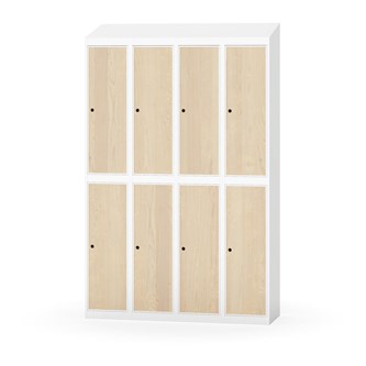 Skolskåp Novis sluttande tak 2:4 B120