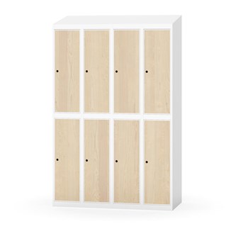 Skolskåp Novis sluttande tak 2:4 B120