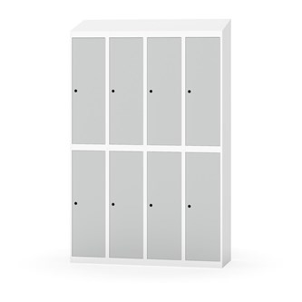 Skolskåp Novis sluttande tak 2:4 B120