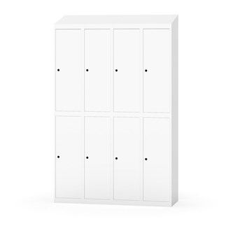 Skolskåp Novis sluttande tak 2:4 B120