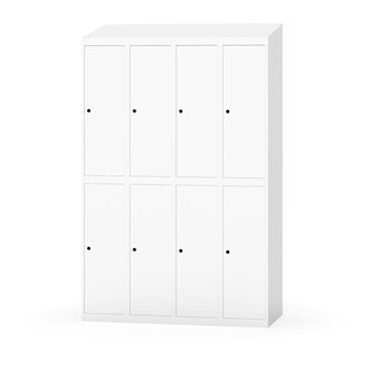 Skolskåp Novis sluttande tak 2:4 B120