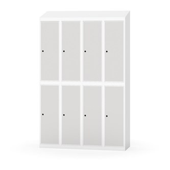 Skolskåp Novis sluttande tak 2:4 B120