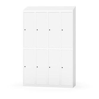 Skolskåp Novis sluttande tak 2:4 B120