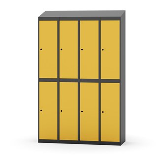 Skolskåp Novis sluttande tak 2:4 B120