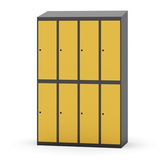 Skolskåp Novis sluttande tak 2:4 B120