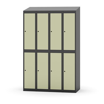 Skolskåp Novis sluttande tak 2:4 B120