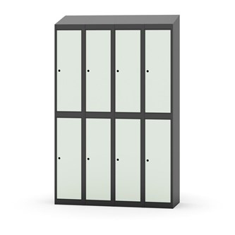 Skolskåp Novis sluttande tak 2:4 B120