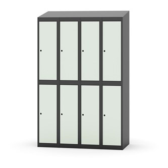 Skolskåp Novis sluttande tak 2:4 B120