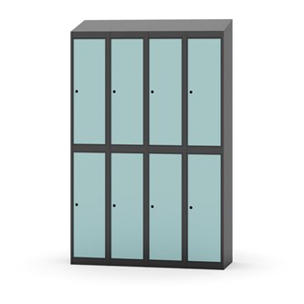 Skolskåp Novis sluttande tak 2:4 B120