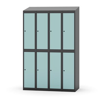 Skolskåp Novis sluttande tak 2:4 B120