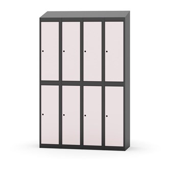 Skolskåp Novis sluttande tak 2:4 B120