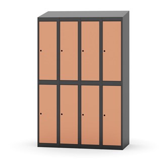 Skolskåp Novis sluttande tak 2:4 B120