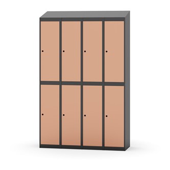 Skolskåp Novis sluttande tak 2:4 B120