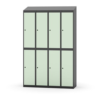 Skolskåp Novis sluttande tak 2:4 B120