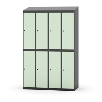 Skolskåp Novis sluttande tak 2:4 B120