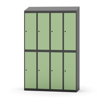 Skolskåp Novis sluttande tak 2:4 B120