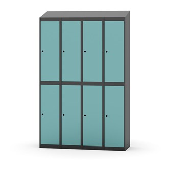 Skolskåp Novis sluttande tak 2:4 B120