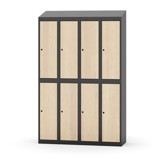 Skolskåp Novis sluttande tak 2:4 B120