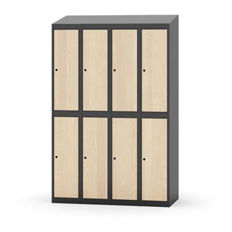 Skolskåp Novis sluttande tak 2:4 B120