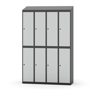 Skolskåp Novis sluttande tak 2:4 B120