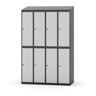 Skolskåp Novis sluttande tak 2:4 B120