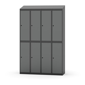 Skolskåp Novis sluttande tak 2:4 B120