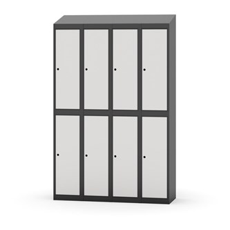 Skolskåp Novis sluttande tak 2:4 B120