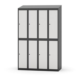 Skolskåp Novis sluttande tak 2:4 B120