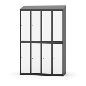 Skolskåp Novis sluttande tak 2:4 B120