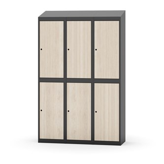 Skolskåp Novis sluttande tak 2:3 B120