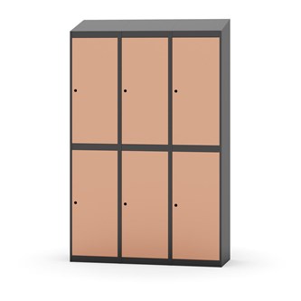 Skolskåp Novis sluttande tak 2:3 B120