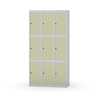 Skolskåp Novis plant tak 3:3 B90