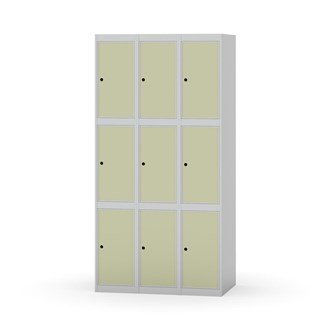 Skolskåp Novis plant tak 3:3 B90