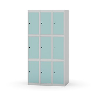 Skolskåp Novis plant tak 3:3 B90